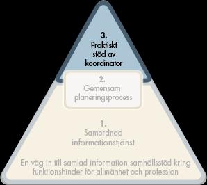 Praktiskt stöd av koordinator Tillfällig akut hjälp Överenskommelse med föräldrarna om innehåll Utan