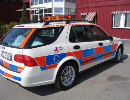 69 (88) Fordonsmarkering Battenburgmönster får användas som förstärkt fordonsmarkering på väghållningsfordon.