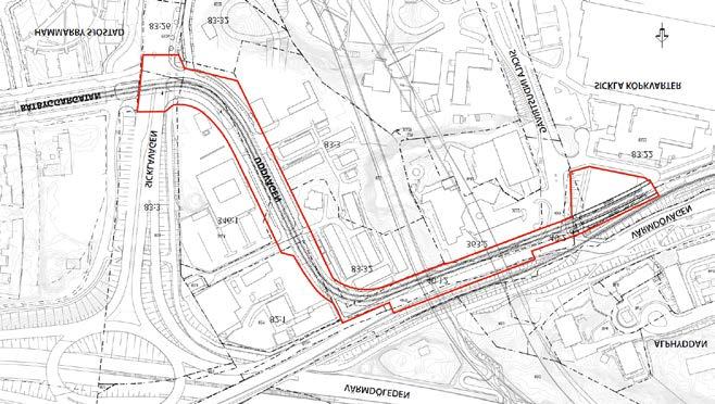 Planbeskrivning Tvärbanan till Nacka 4 (38) och på så sätt så effektivisera utnyttjandet av befintliga resurser, service etc.