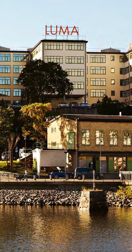 HAMMARBY SJÖSTAD KORTA FAKTA Hyresvärde per kategori Kontor, 76 % Butiker, 6 % Industri/lager, 11 % Övrigt, 7 % Uthyrningsbar area per kategori Kontor, 67 % Butiker, 8 % Industri/lager, 16 % Övrigt,