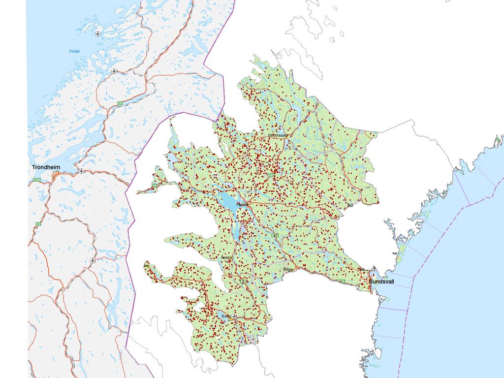 Via detta stickprov görs en statistisk skattning av bland annat hur många ungträd som finns i hela området och hur stor andel av dessa som har skador orsakade av vilt.