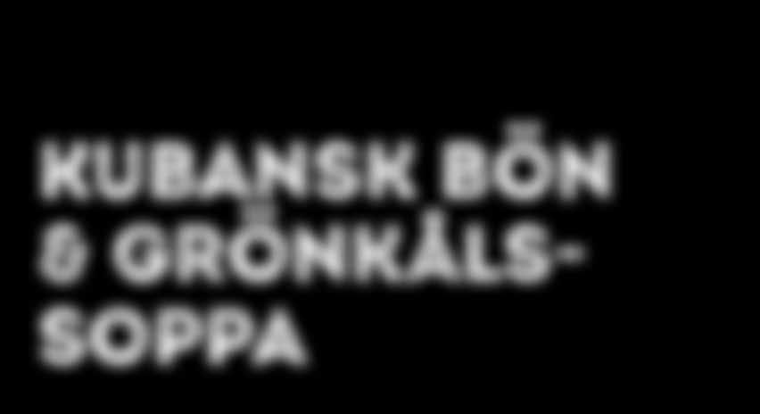 Ett gott serverings alternativ är om soppan grov mixas i stället för att köra den helt slät. Traditionellt sätt serverar Kubanerna gärna nykokt ris som ett extra tillbehör till soppan.