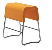 gungbänk Mått: b 600 x d 410 x h 630 mm Produktinfo: Sits helklädd i tyg eller  Stack barpall