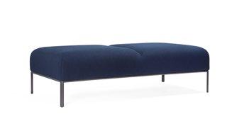 Bänkar Avant bänk Mått: b 1300/2000 x d 950 x h 760 x sh 460 mm Produktinfo: Helklädd sits i tyg eller läder. Bord i vitt HPL laminat alt.