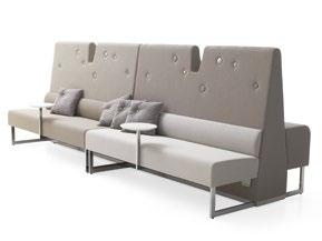 Fåtöljer/Soffor Element balksoffa Mått: Finns i ett flertal format, sh 450/480 mm Produktinfo: Helklädd i tyg eller läder.