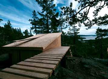 Foto: Markus Sjöberg Arkitektur I somras var det premiär för Arknat, en två veckor lång festival där arkitektur och natur flätades samman, mitt i världsarvet Höga Kusten.