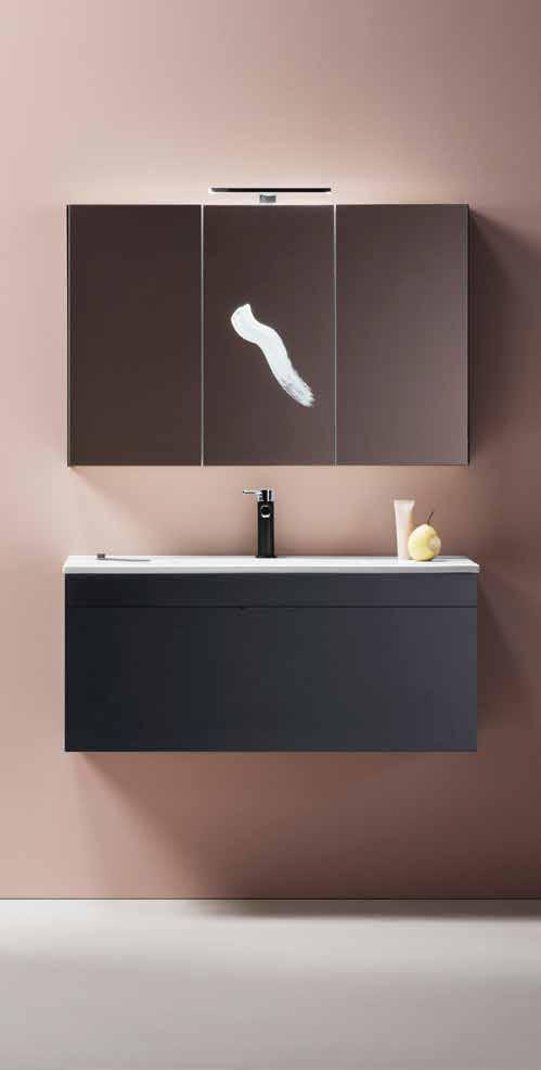 DESIGN BY Therese Samuelsson & Charlotte Johansson GENERÖS DESIGN Hafa Go är en stilren badrumsmöbel som passar in oavsett var du befinner dig i livet.