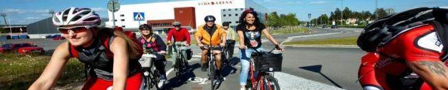 Fem strategiområden Hållbar fordonstrafik Cykel Gång Utvecklad
