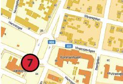 .7 Punkt 7 Punkt 7 är belägen vid Hamntorget i centrala Lomma.
