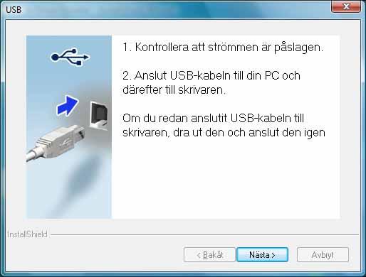 Välj önskad modell och klicka sedan på [OK]. Följ drivrutinsinstallationens instruktioner på skärmen.