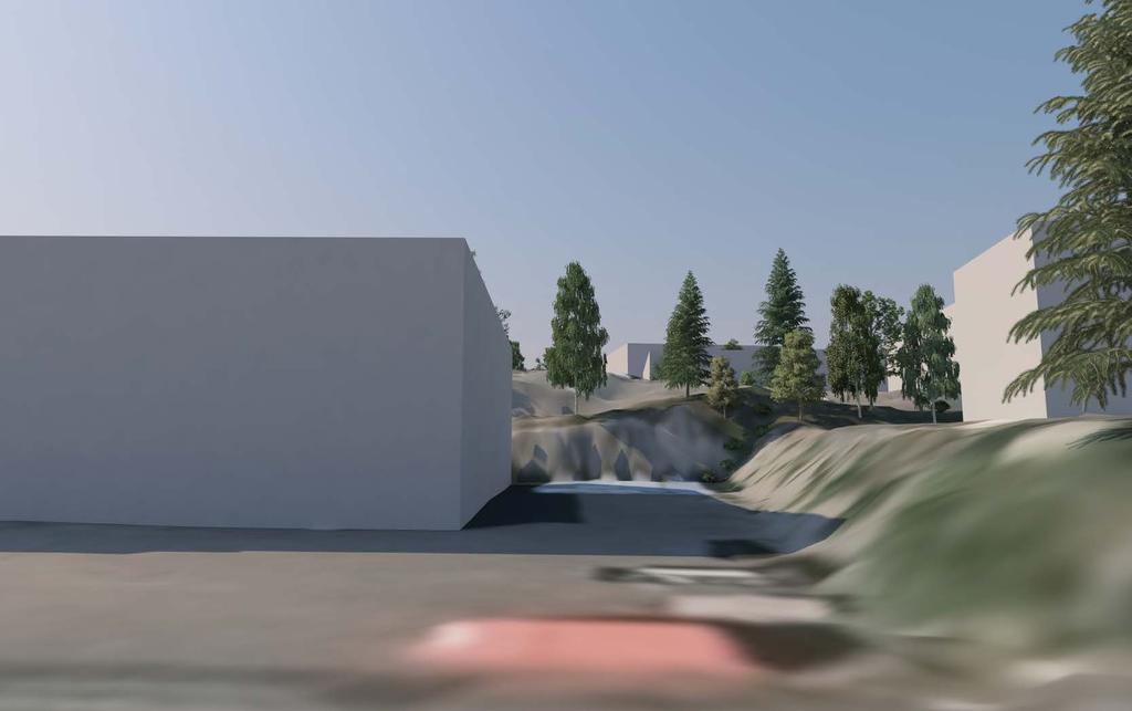 5 VISUALISERIGAR 5.6 FRÅ BEFITLIGT IDUSTRIOMRÅDE SÖDER OM PLAOMRÅDET Y VERKSAMHET BEFITLIG IDUSTRI BEFITLIG IDUSTRI BEFITLIG IDUSTRI Kameraposition 6.