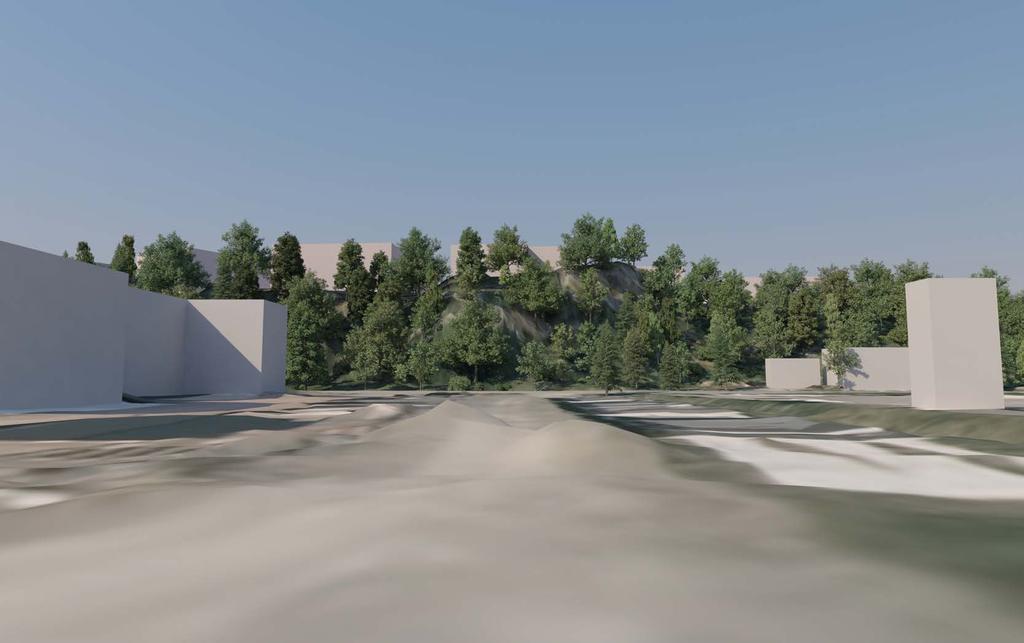 5 VISUALISERIGAR 5.7 FRÅ BEFITLIGT IDUSTRIOMRÅDE SYDVÄST OM PLAOMRÅDET Y VERKSAMHET Y VERKSAMHET Y VERKSAMHET BEFITLIG IDUSTRI BEFITLIG IDUSTRI Kameraposition 8.