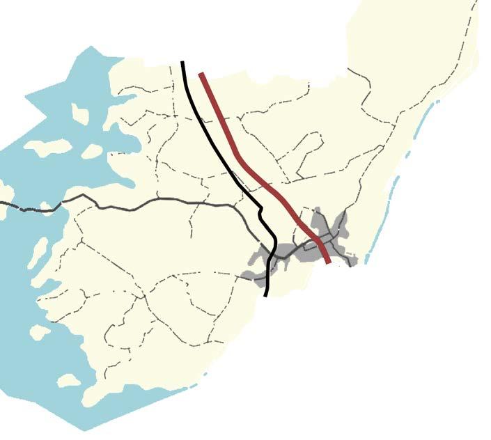 2 LADSKAPET 2.3 ÖVERGRIPADE AALYS PLAOMRÅDET Eftersom planområdet är beläget i utkanten av Rollsbo ligger det i nära anslutning till öppen jordbruksmark och gårdsbebyggelse.