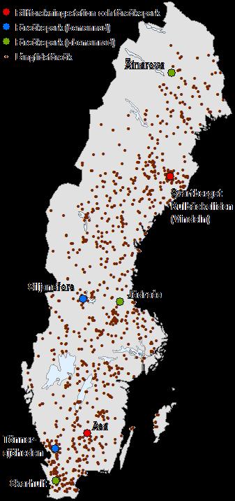 Enheten för skoglig fältforskning, SLU 8 försöksparker 2