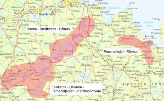 12.3 Åtgärdsbehov i nedre Dalälvsområdet år 2005 2008: Vid behov kan nedre Dalälvsområdet delas upp i två separata administrativa regioner med varsin samordningsgrupp.