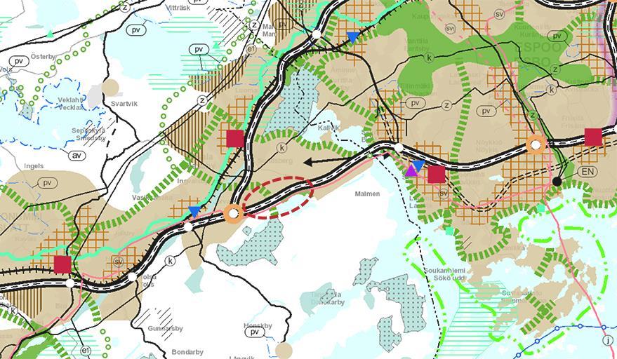 2.3 Planeringsläget 2.3.1 Riksomfattande mål för områdesanvändningen Statsrådet har fattat beslut om de riksomfattande målen för områdesanvändningen som en del av markanvändnings- och byggnadslagen.