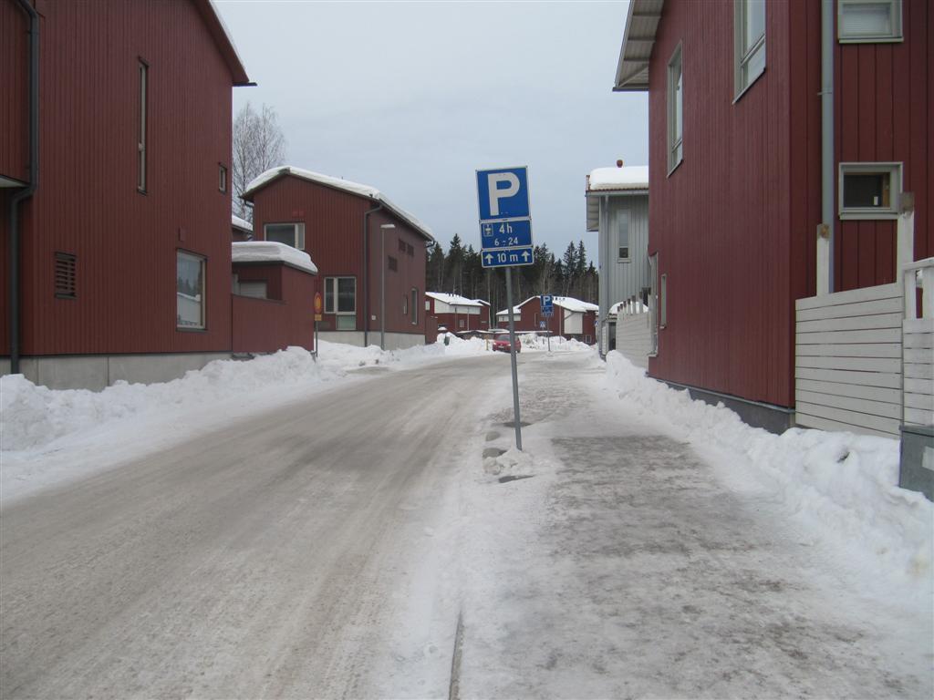 Nytt bostadsområde Ingen plats