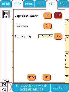 Stygnbreddsbegränsning Tryck om du vill låsa nålen i mittläget,vid användning av stygnplåt för raksöm, raksömsfot eller P foten. Frihandssömnad Rryck för att omvandla alla sömmar till frihandssömmar.