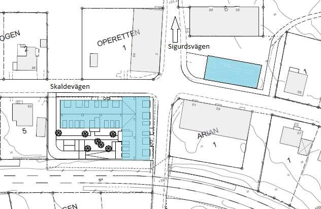 Aktuell markanvisning Olovslunds station Skisserna i förslaget visar i stora drag projektets utformning.