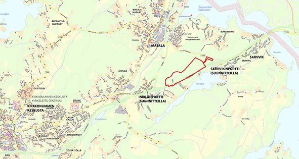 2. UTGÅNGSPUNKTER FÖR PLANERINGEN 2.1 Planens syfte Målet med detaljplanen är att skapa arbetsplatsbyggande norr om Västerleden. Byggandet utgör en del av Sundsberg-Sarvviks kommande lokalcentrum.