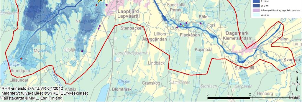 Utöver att svårevakuerade objekt blir våta kan det också uppstå problem om de på grund av avbrutna vägar omringas av översvämningen, varför det bl.a. blir svårare att evakuera objekten.