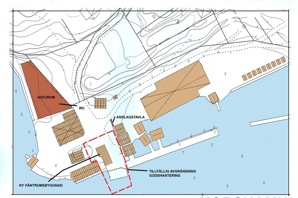 Bryggan föreslås ingå som en av de fem bryggor, som fortsättningsvis ägs och förvaltas av en nybildad samfällighetsförening.