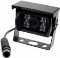 Ljuskänslighevinkel Infraröd Sensor Skyddsklass Mikrofon Visnings- Anslutning 160880 Sida camera 12V 0 Lux Ja CCD IP67 w/o 73º 6 Pin 160610 Micro/Bumper fit Kamera 12V 0.