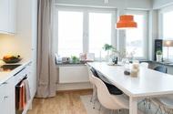 Byggnadsarea 650m2 Bruttovolym 12700m3 Nybyggnad av flerbostadshus i Tyresö, et 3 Nedre Utkiken, Strandängarna I Strandängarna kan du kliva rätt ut i naturen från din bostad.