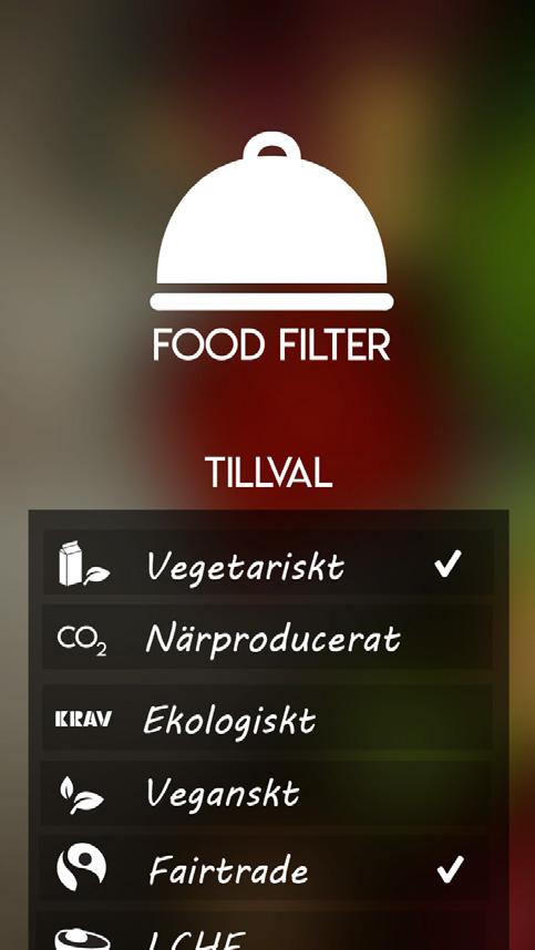 Applikationen erbjuder förutom svensk text både engelsk text och teckenspråk.