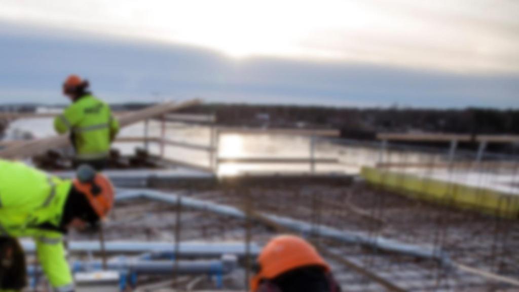 Arbetsmiljömål (olycksfallsfrekvens) Vår vision är noll olyckor Mål för 2017 5 Mål till 2020 50% minskning av olyckor, jämfört med