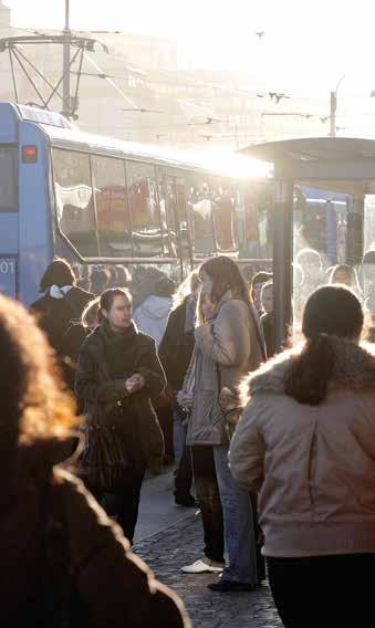Resor De fyra målen Effektmål 1: Ökad andel resor med cykel och gång År 2035 görs minst 35 procent av alla resor till fots eller med cykel.