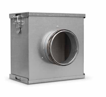 vattenavskiljare & Filter // vattenskador FILTERBOX Grovfilter vid radonsanering eller undertrycksventilation med RS400.