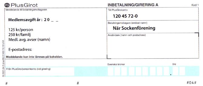 1997 bildades vi under namnet När hembygdsförening, som en fortsättning på den mer löst organiserade sockenutvecklingsgruppen Näringen, och bytte 2015 namn till När Sockenförening.