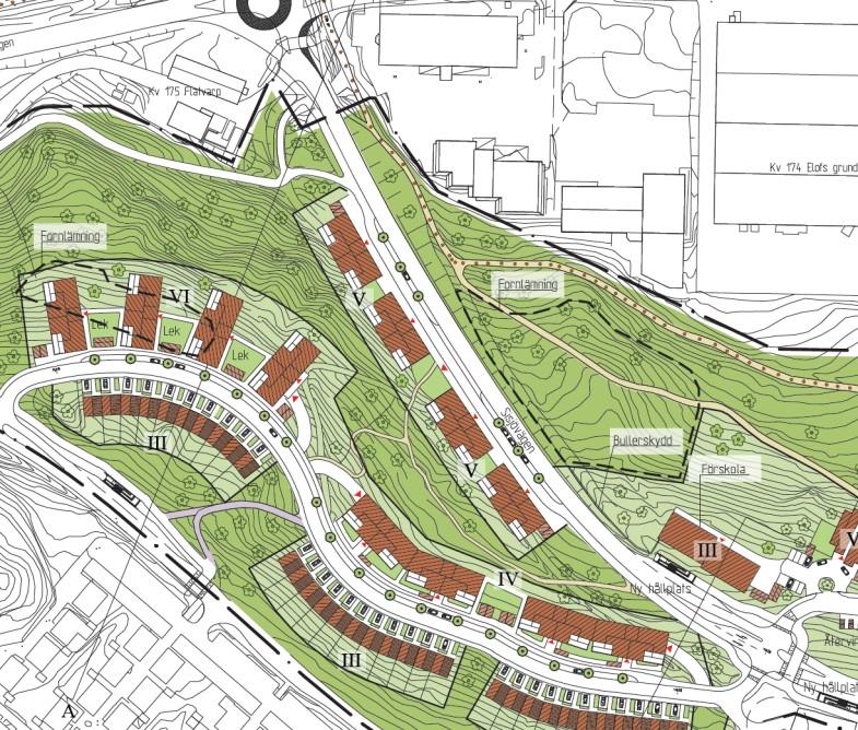 Eventuellt äldreboende vid Sisjövägen Förutsättningar Detaljplaneområdet ligger vid Sisjövägen, 1 km söder om Sisjömotet Lagakraft-vunnen detaljplan med en sparad byggrätt.
