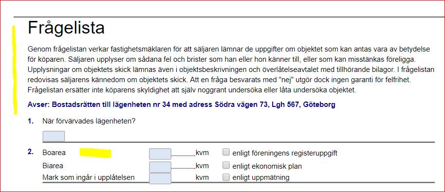 Ändrat punkt 11 till nedan samt en infotext: Ändrat punkt 13 till 12 och med denna text: Ändrat punkt 20 till 18 Ändrat punkt 21 enligt följande.