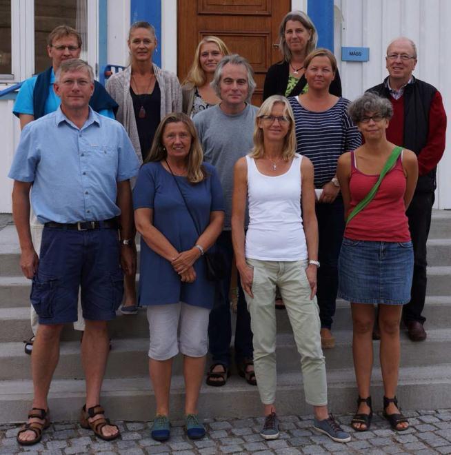 Deltagare i växtplankton workshop 26-28 August 2013 på Sven Lovén Center för marina vetenskaper, Kristineberg, Fiskebäckskil.