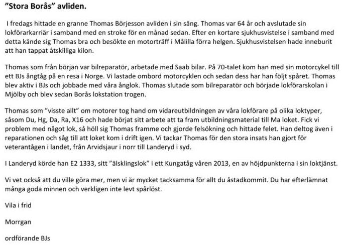 Sida 2 av 10 Till minne av Infobladet En vän, kollega
