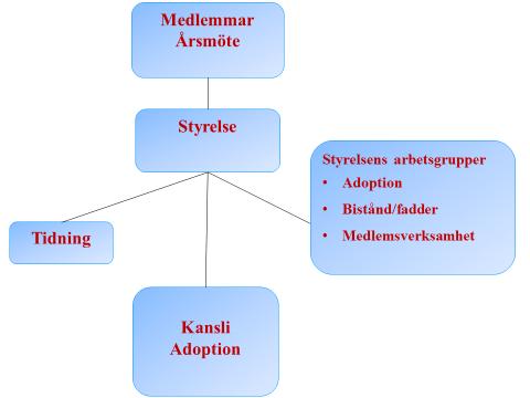 Organisation Organisationsstruktur Styrelse Styrelsen består av åtta personer som på sin fritid arbetar helt ideellt för föreningen. Styrelsen väljs varje år på föreningens årsmöte.