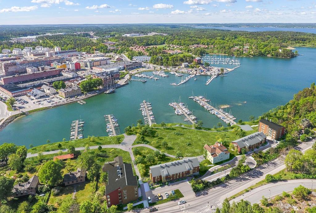 OMRÅDET STRANDVIKS FLYGLAR VÄSTRA STRANDVIKS FLYGLAR VÄSTRA STRANDVIKS FLYGLAR ÖSTRA STRANDVIKS FLYGLAR ÖSTRA Skärgården väntar Gustavsberg ligger på Värmdös östra sida, vackert inbäddad i