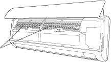 Skötsel och rengörning (fortsättning) Luftreningsfilter VARNING Hur man monterar luftfiltret Luftfiltret tar bort damm och smuts från luften och minskar lukt och rök från tobaksrökning.