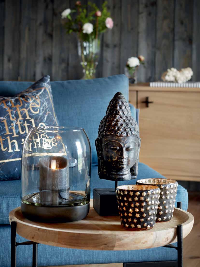 Scarlett, Mindful Buddha & Nocturne 20900 Nocturne värmeljushållare 2 st h: 10 Ø: 10 cm 199:-/21,90 20750 Mindful Buddha h: 32 b: 10 d: