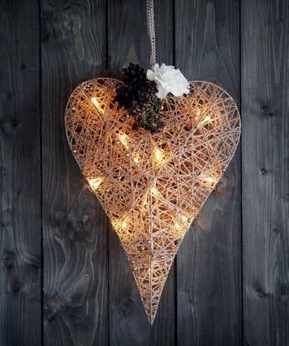 Christmas hjärta h: 40 cm Ledning: 2,8 m
