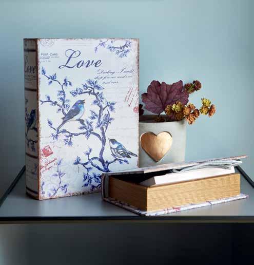 GOLDEN HEART KRUKA 2 st H12 Ø14 cm