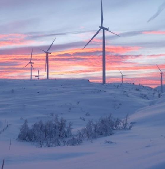 Nygårdsfjellet, Ånstadblåheia och Sørfjord, Norge Fortum ägare Nordkraft partner inom konstruktion, drift och underhåll Samarbete mellan två nordiska energibolag Kompetens Lokal förankring