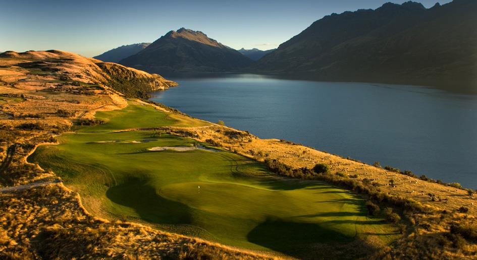 12 31 jan Spel på Jacks Point, fantastisk golfbana som avslutning på Nya