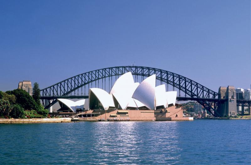 Sydney Tower med en otrolig utsikt över staden.