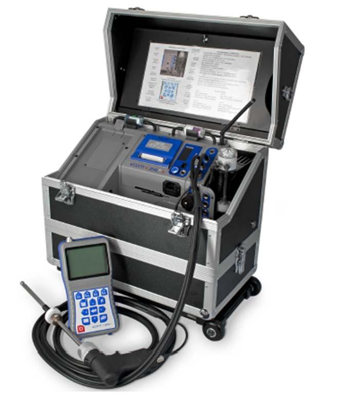 Gasmätarens tekniska specifikationer Technical characteristics of the selected gas analyzer, ECOM