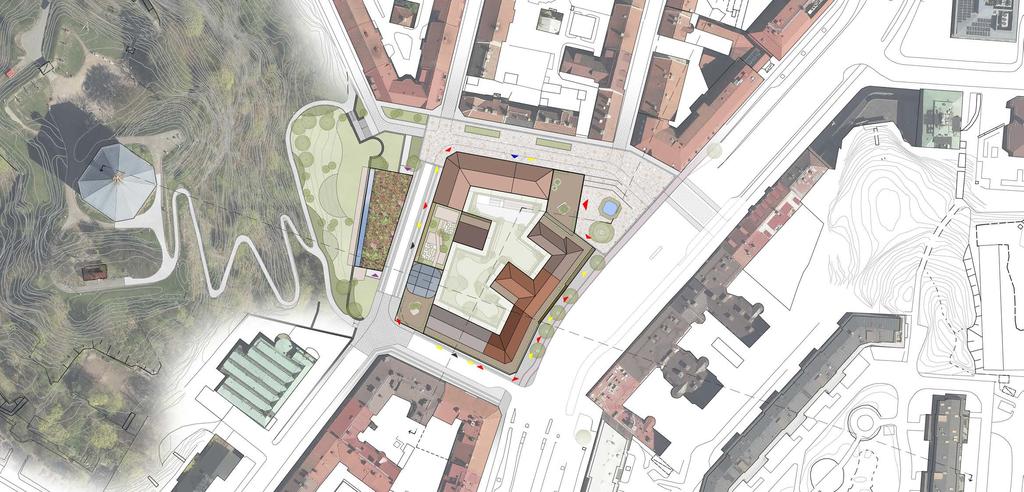 SKANSBERGET FÖRSKOLE- GÅRD KASTELLGATAN II VII XIII OLIVEDAL SKOLGATAN IV V VII HAGA IV VII VII II VII SALUTORGET ÖVRE