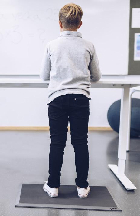 samtidigt som muskler i fotleder, knän och rygg stärks.