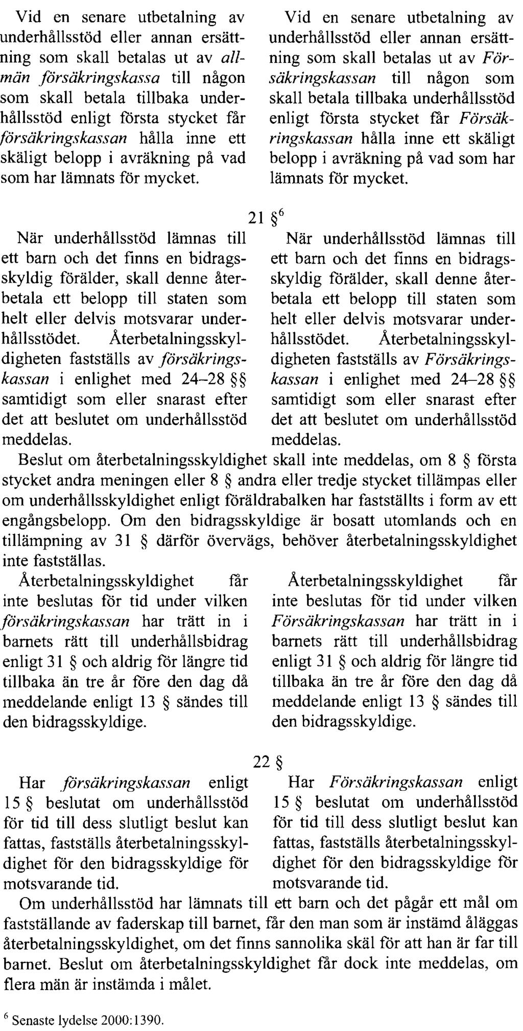 REGERINGENS LAGFÖRSLAG